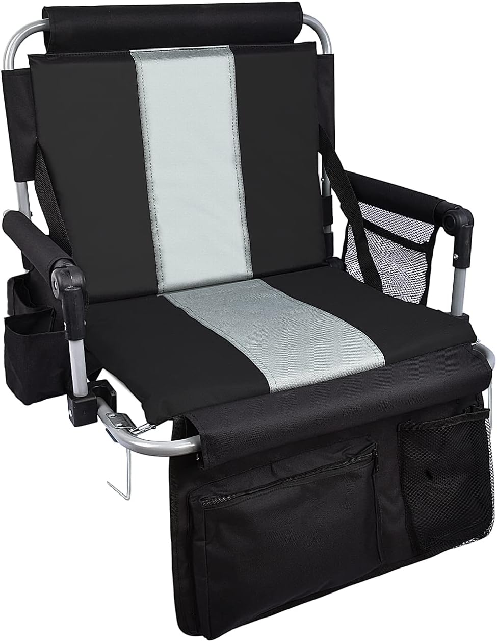 Stadium Seat with Back Support and Cup Holders for Comfort