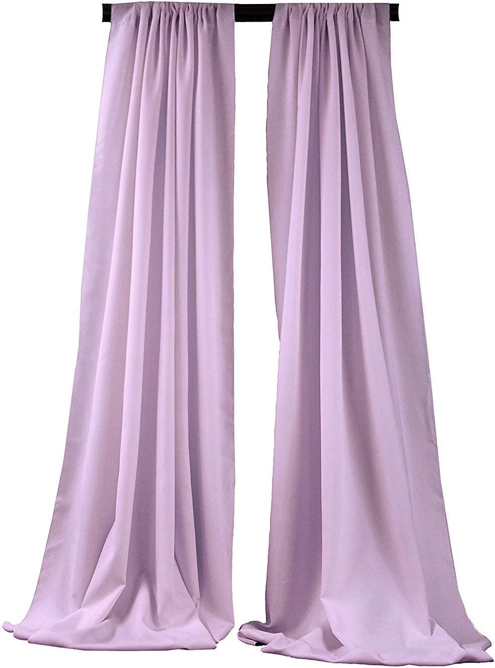 5 Feet Wide by 9 Feet High Polyester Backdrop Drape Curtain