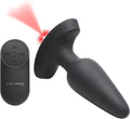 Laser Series 28X Medium Fck Me Vibrating Anal Plug - Remote Control