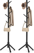 Freestanding Coat Rack with 8 Hooks for Home and Office Use