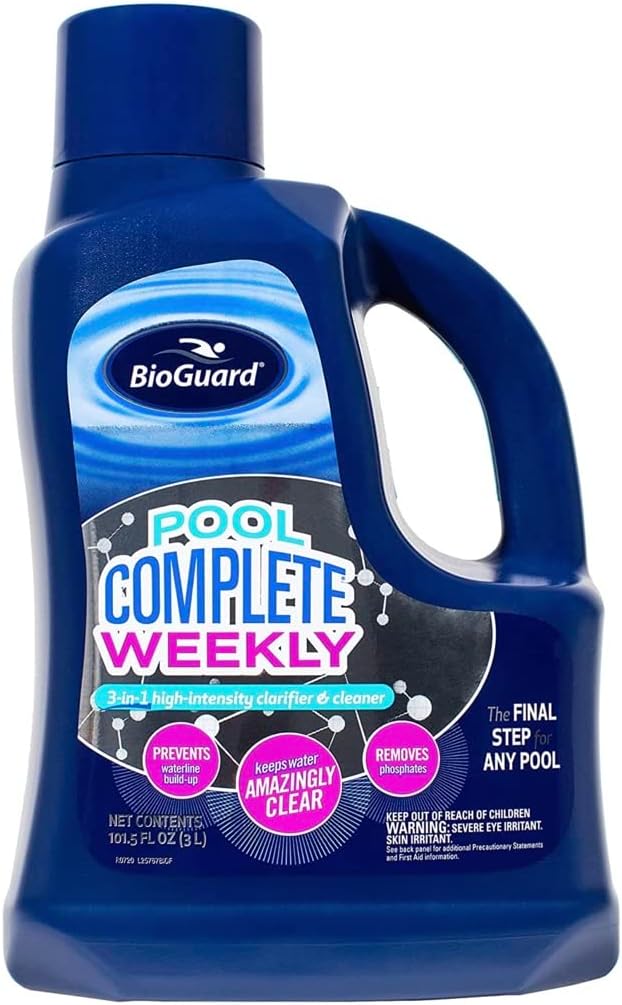 BioGuard Pool Complete Weekly 3L: 3-in-1 Clarifier & Cleaner