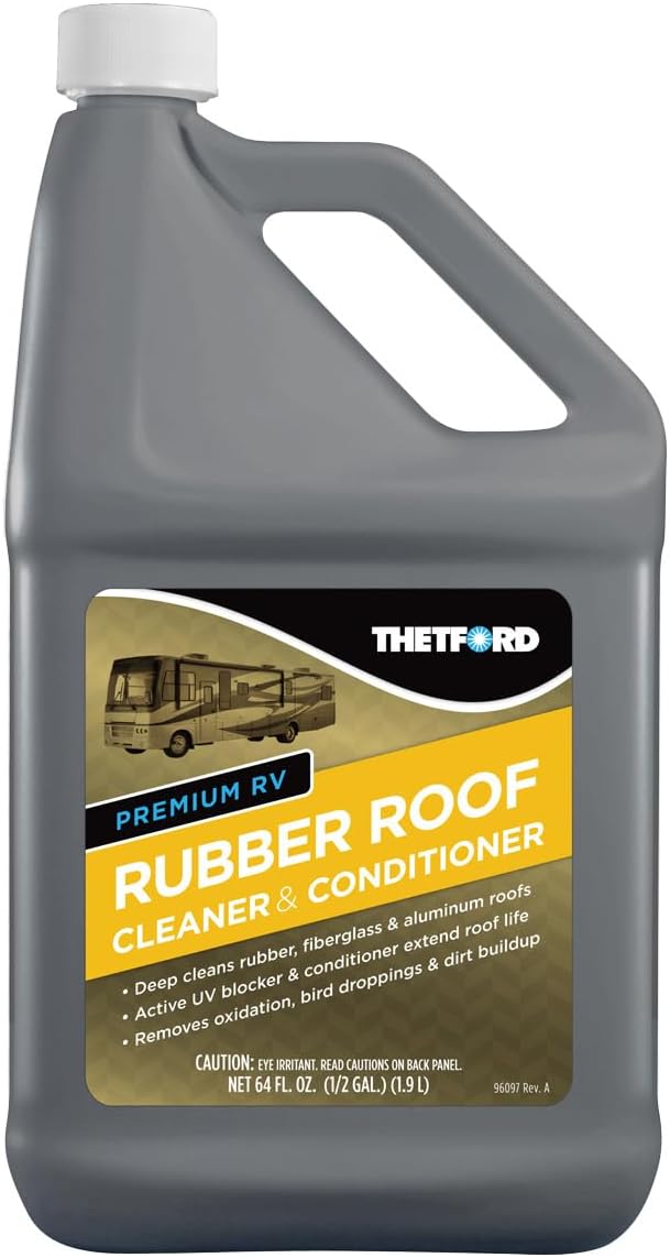 Premium RV Rubber Roof Cleaner - Non-Toxic and Non-Abrasive