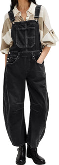 Y2k Baggy Barrel Jeans Overalls - Vintage Loose Denim