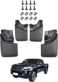 Mud Guard Mud Flaps for 2016-2023 Toyota Tacoma - Front & Rear Set