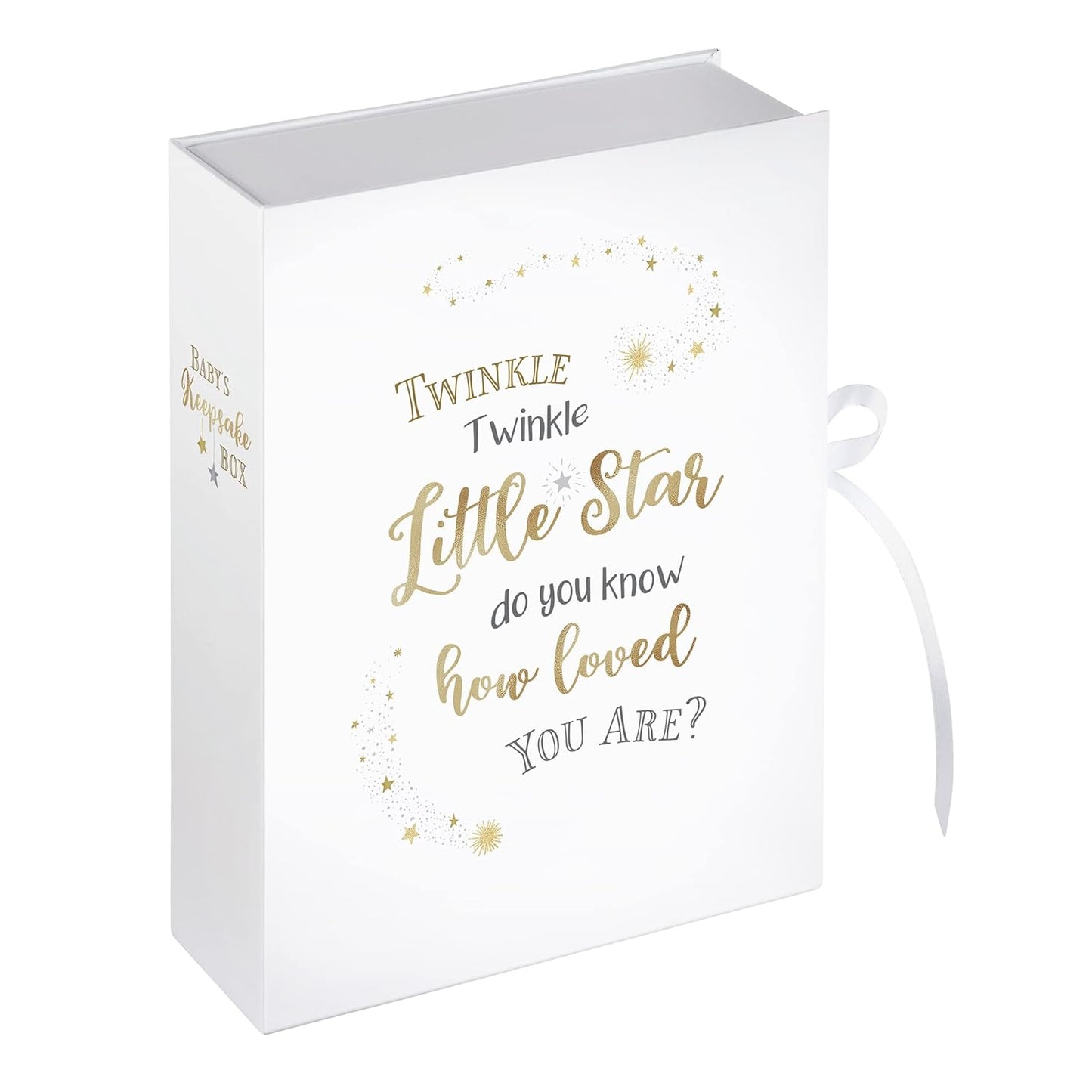 Lillian Rose Large Twinkle Baby Keepsake Box for Treasures