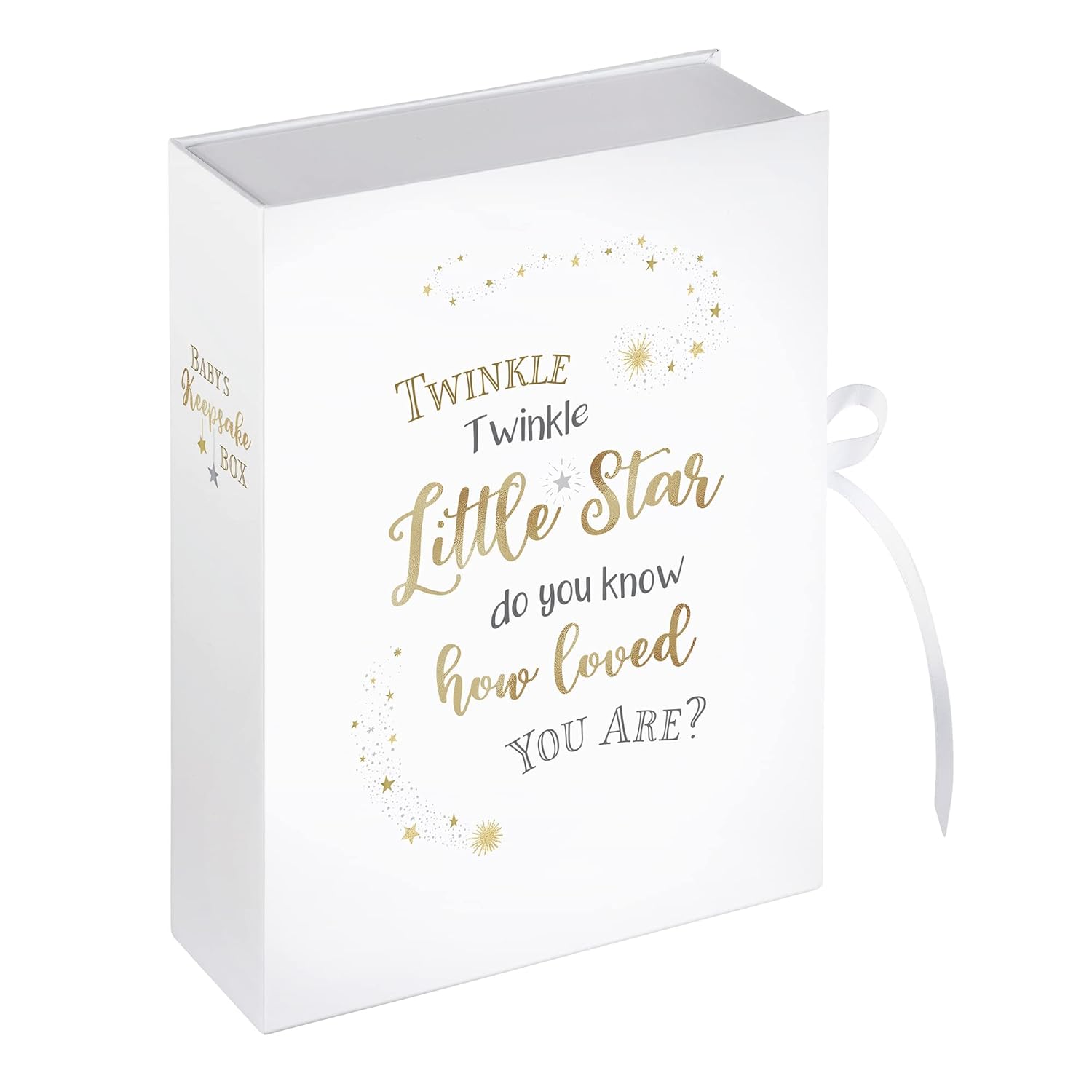 Lillian Rose Large Twinkle Baby Keepsake Box for Treasures
