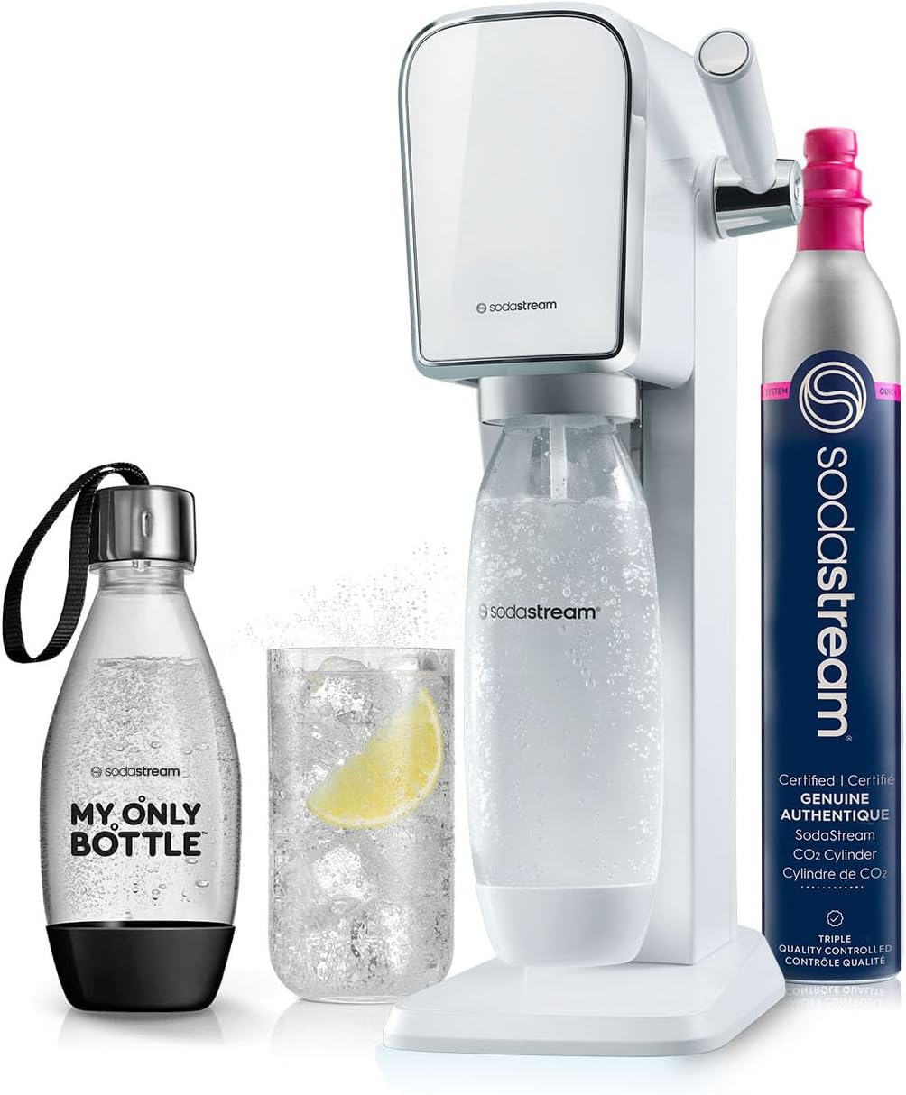 SodaStream ART Sparkling Water Maker - Enhance with Bubly & Pepsi Flavors