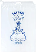 Infinite Pack Ice Bags 8 lb Drawstring 400 Count - Durable Ice Storage