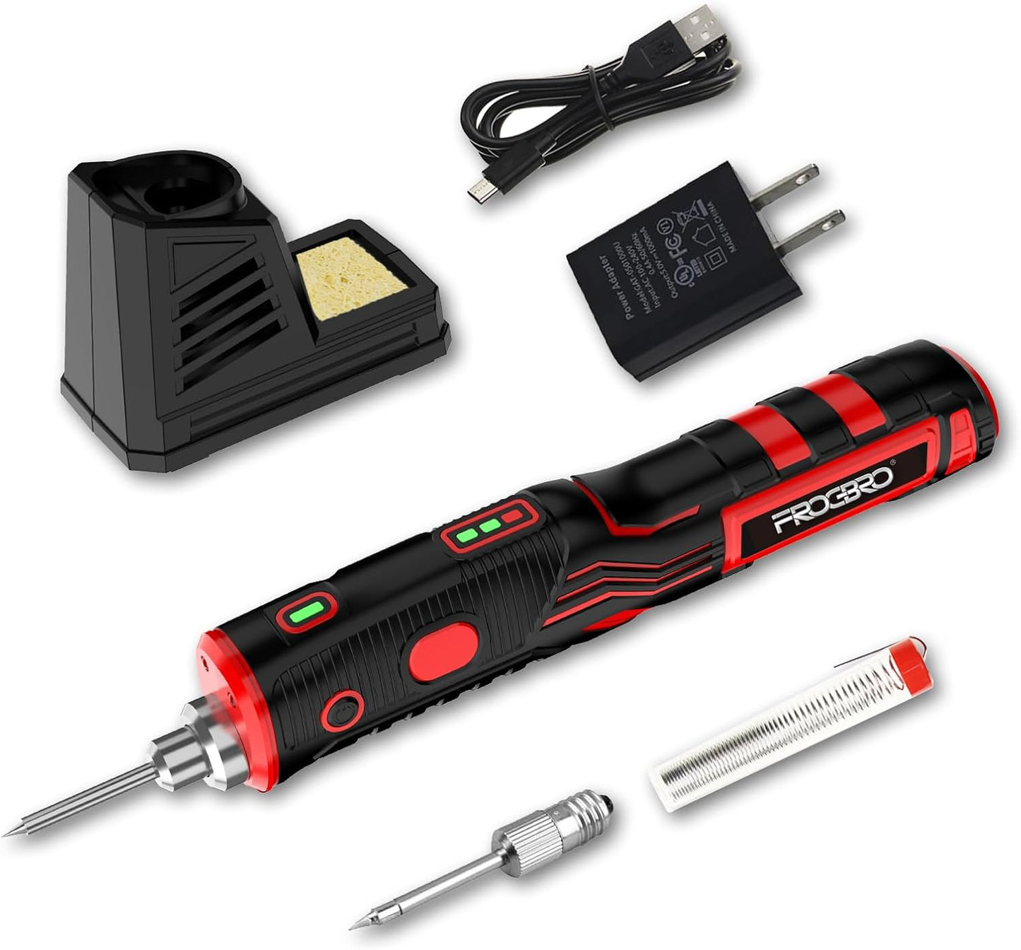 FrogBro Cordless Soldering Iron Kit with Fast Heating Features