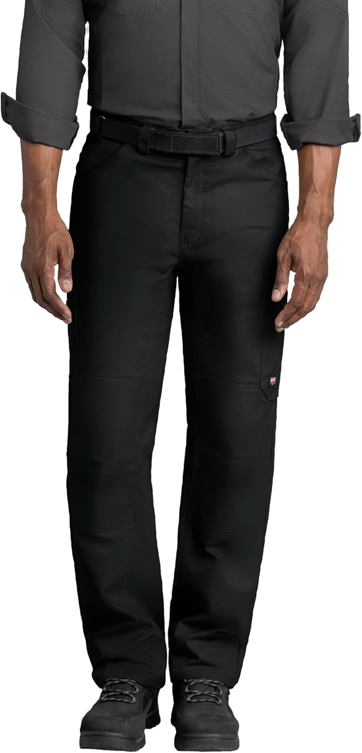 Red Kap Men's Double Knee No-Scratch Shop Pants for Durability