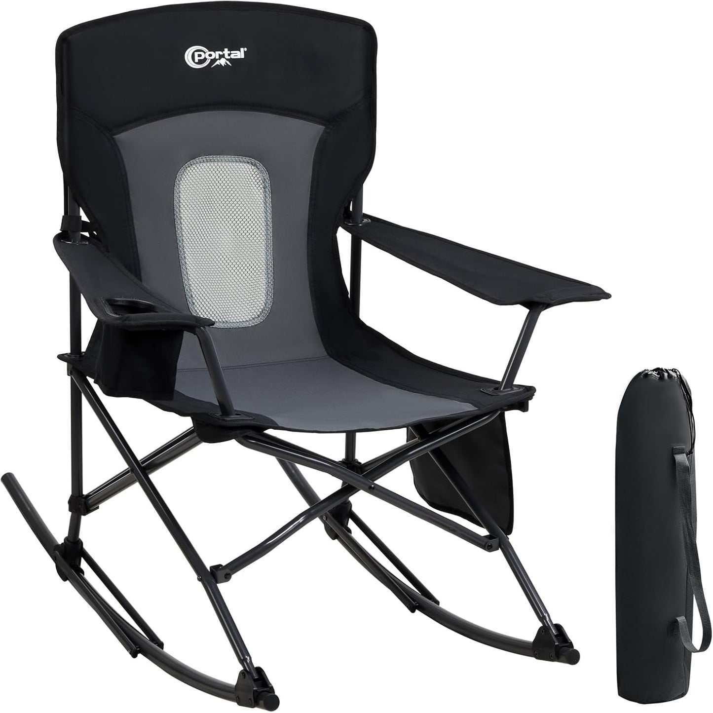 Portal Outdoor Rocking Chair: Portable Folding Rocker for Camping