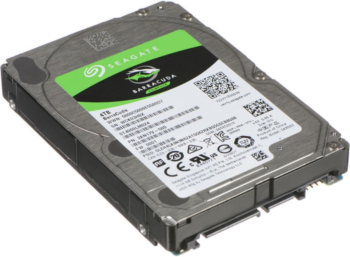 4TB Seagate BarraCuda Mobile HD for High Capacity Storage