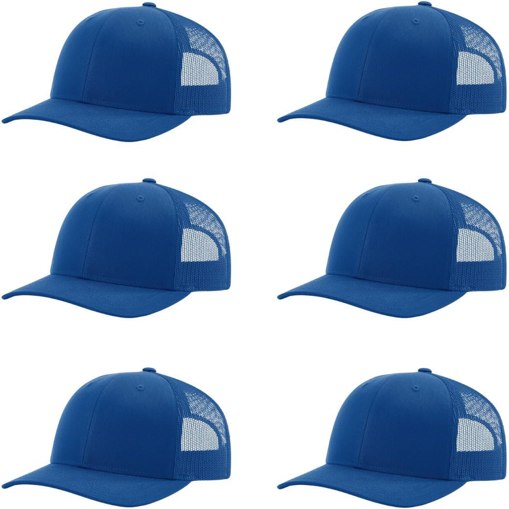 Richardson 112 Classic Six-Panel Adjustable Snapback Trucker Cap