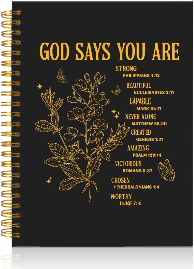 Positive Affirmations Spiral Notebook | Christian Gifts