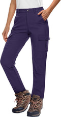 MAGCOMSEN Women's Fleece Lined Waterproof Winter Hiking Pants - Warm 5