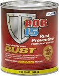 POR-15 Rust Preventive Coating 32 fl oz Silver - Permanent Rust