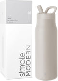 34oz Almond Birch Insulated Water Bottle with Straw Lid - 34oz