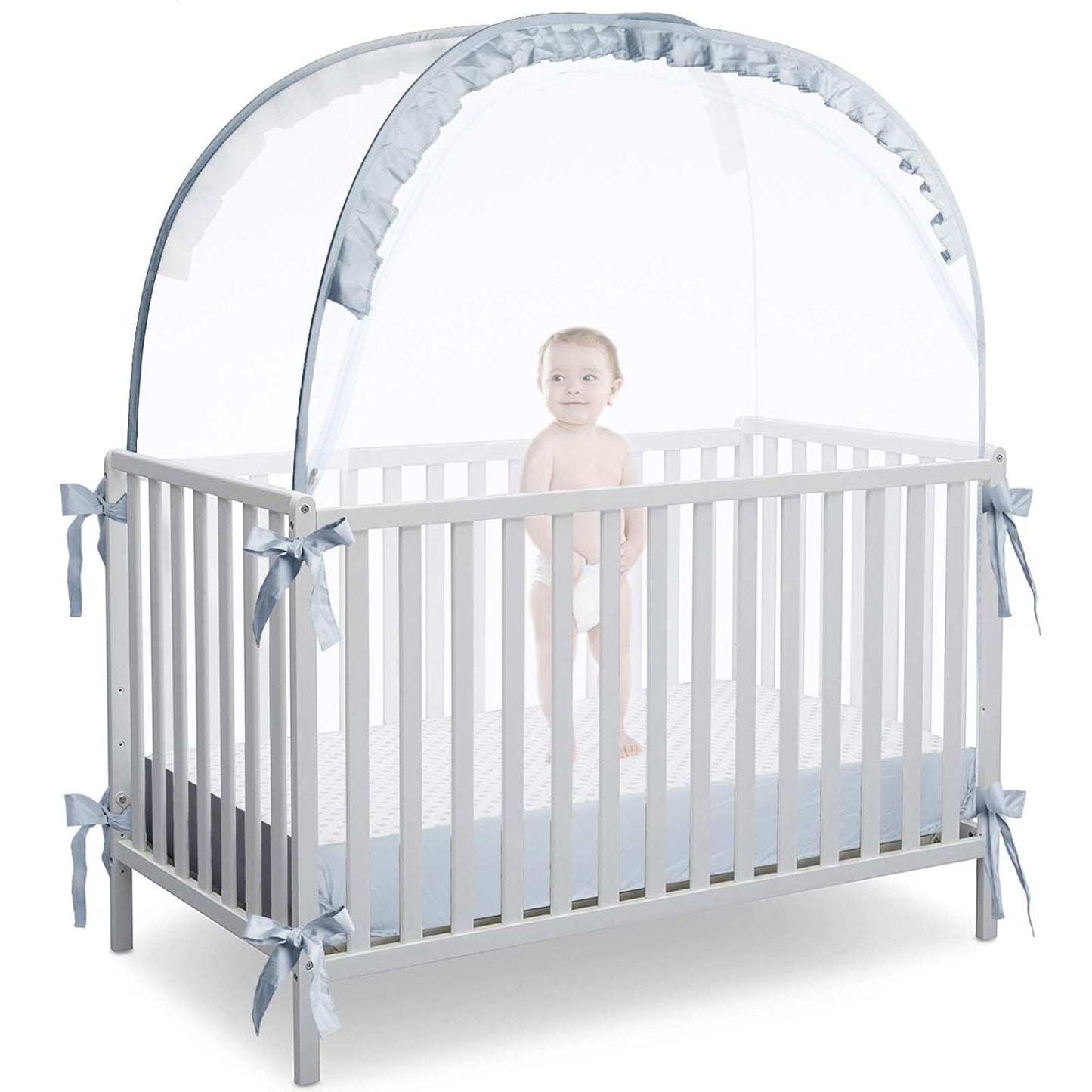 Pop-Up Baby Crib Tent - Keep Baby Safe! 