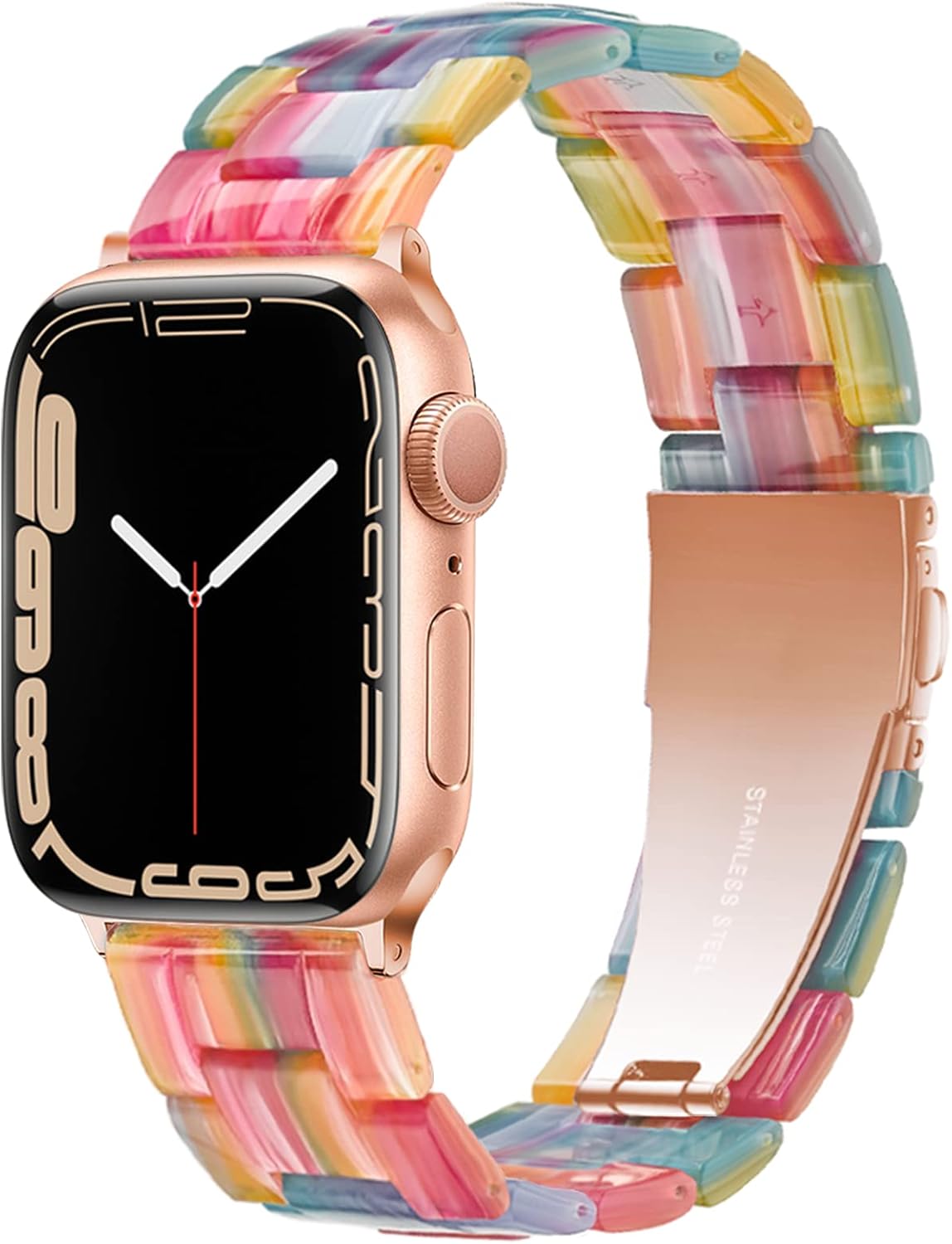 Ultra Light Resin Apple Watch Band - Fashionable Bracelet for Series 10-1 - Light House