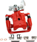 Rear Right Performance Brake Caliper with Bracket - Red Passenger Side