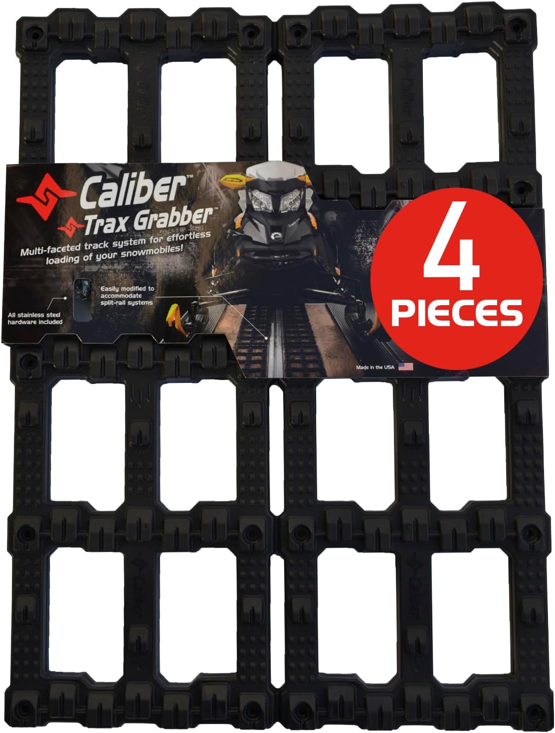 Caliber Trax Grabber 63062 Ramp Traction Set for Snowmobiles