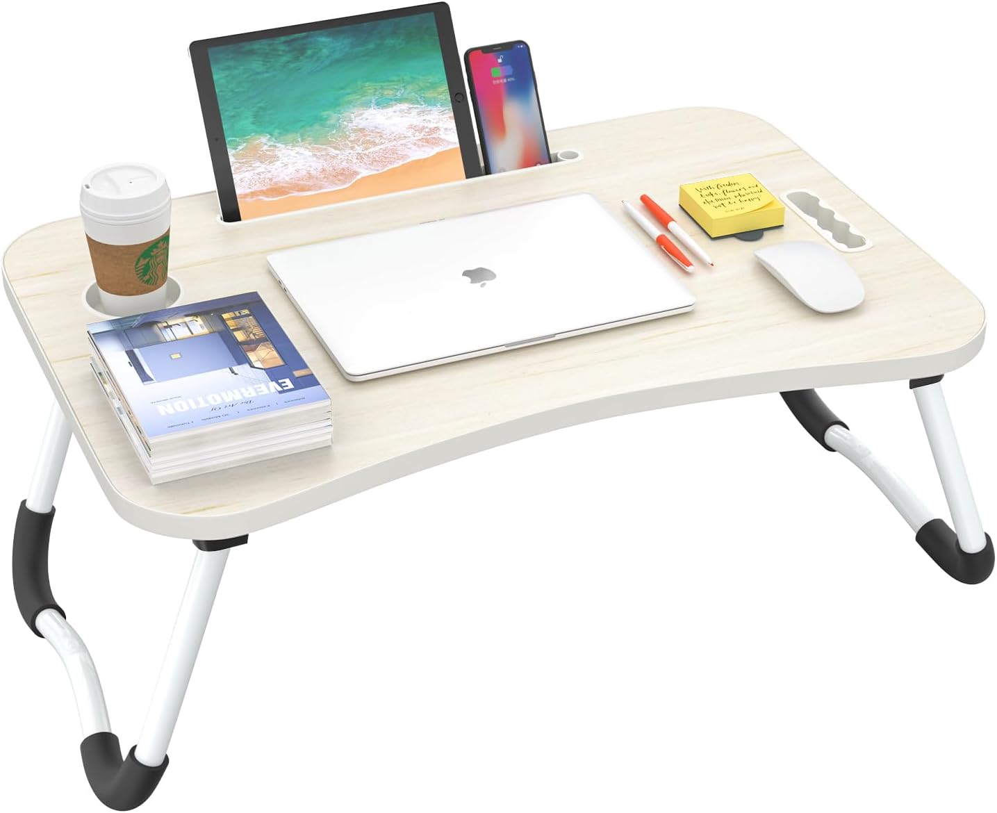 BUYIFY Folding Lap Desk for Work, Reading, and Eating Comfort