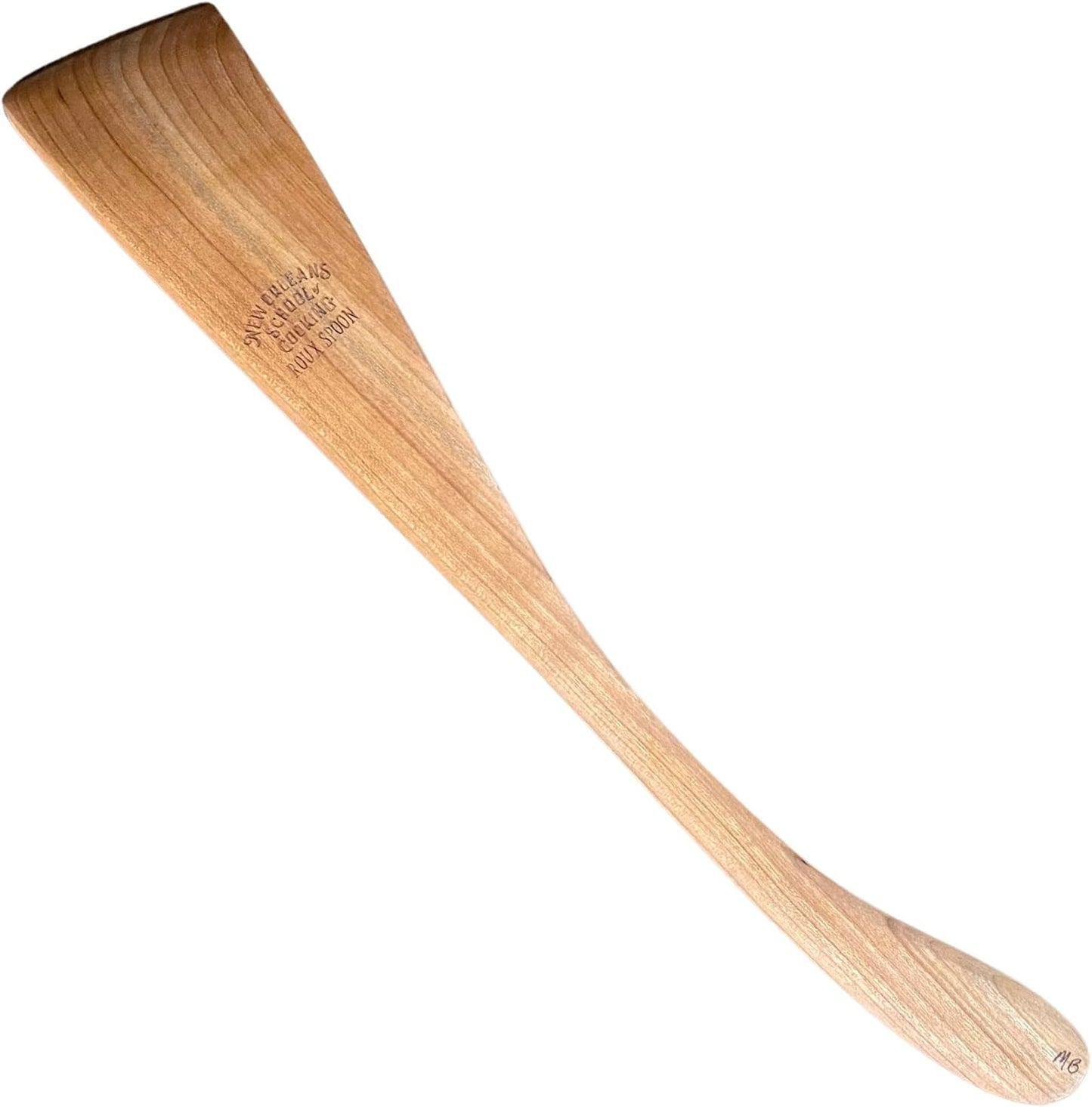 Handcrafted Louisiana Roux Spoon for Left-handed Cooking Needs