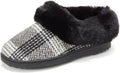 Dearfoams Hannah Chenille Knit Clog Slippers - Cozy Memory Foam 2027