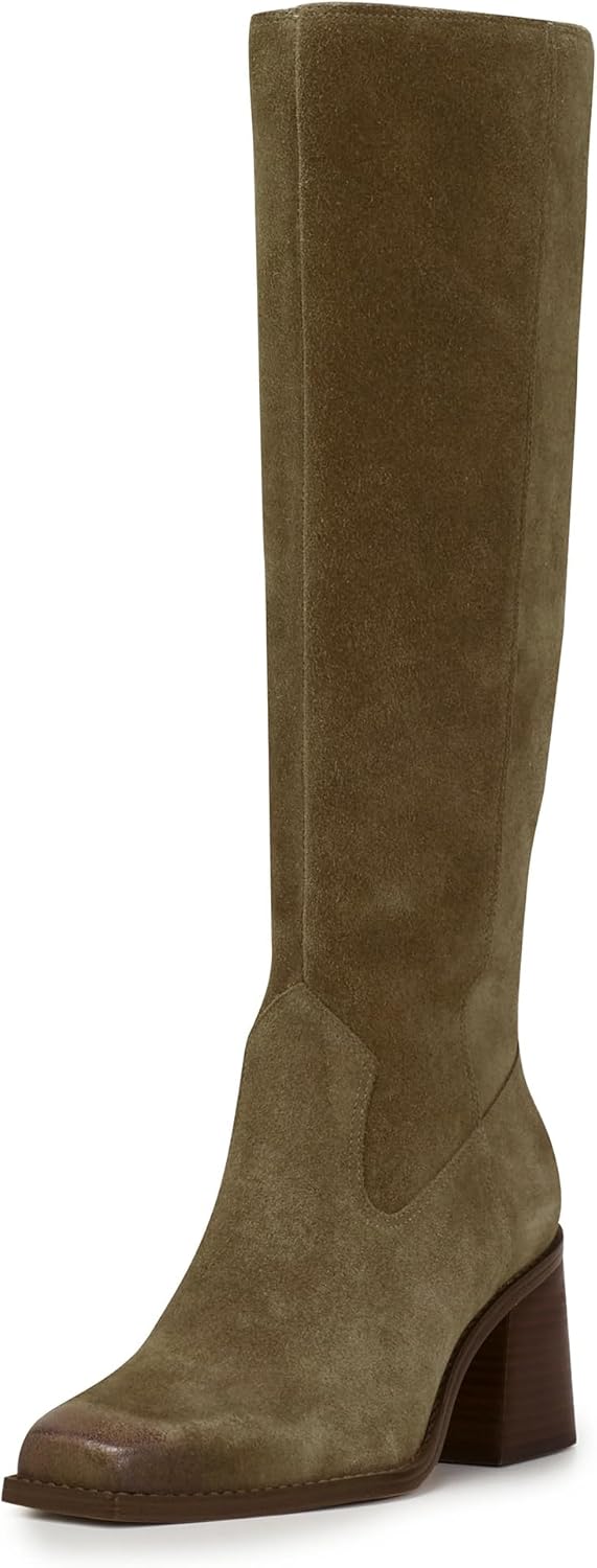 Stylish Knee High Boots for Women with Chunky Block Heels
