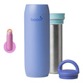 Portable Breast Milk Chiller - Stainless Steel Milk Cooler - Blue