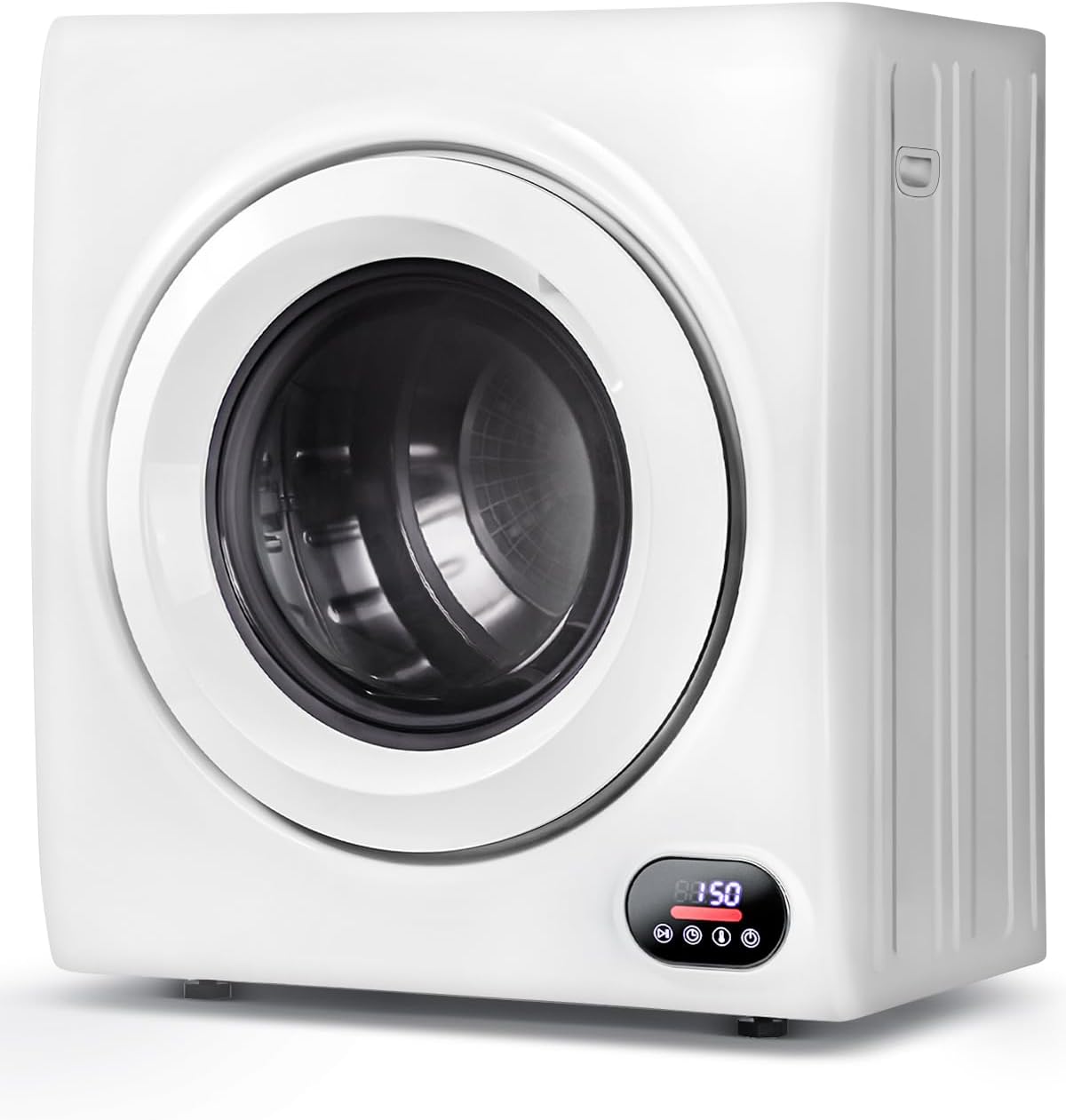 Portable 1400W Clothes Dryer - Stainless Steel Tub, LCD Panel - Compact & Powerful