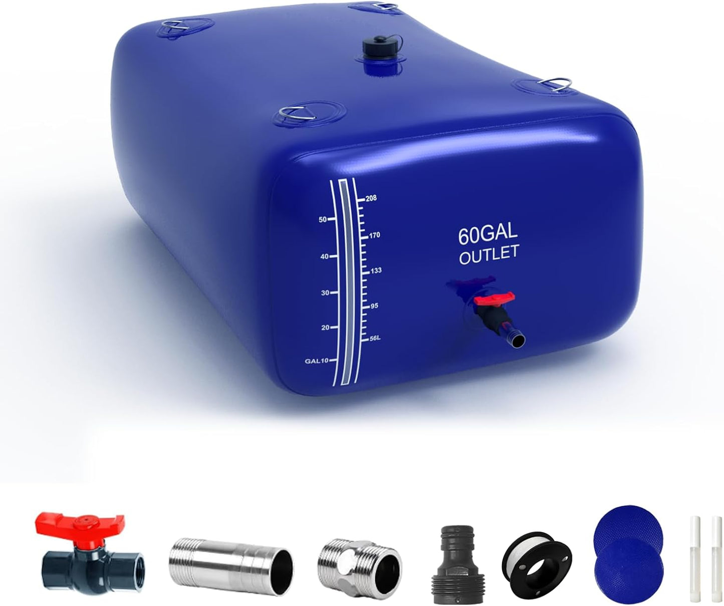 60 Gallon Water Bladder - Portable Collapsible Storage Tank