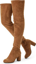 Aria Thigh High Over The Knee Boots for Women - Comfortable Wedge Heel