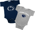 Two Feet Ahead Baby Bodysuit 2 Pack Creeper - Soft, Licensed PSU