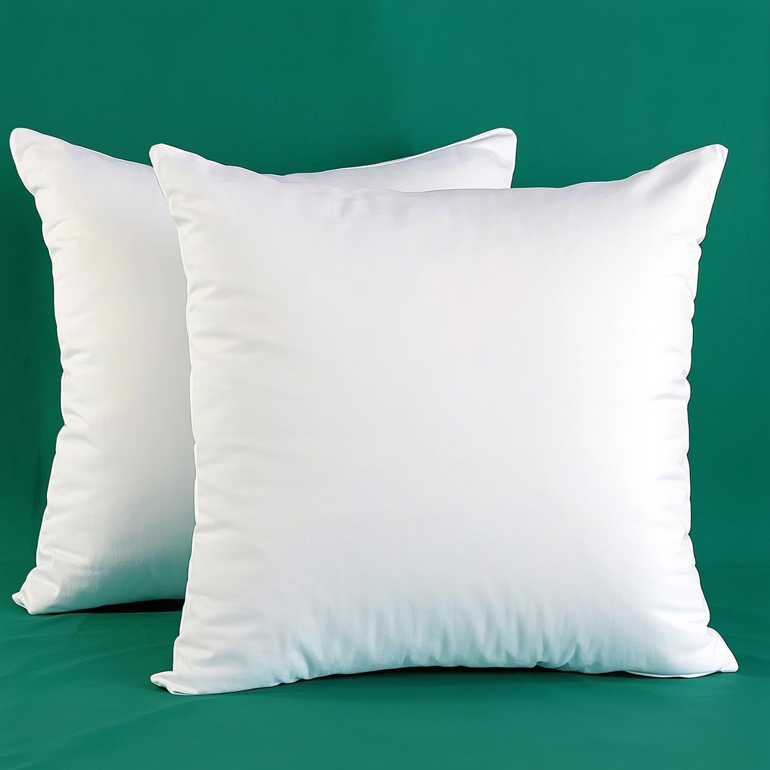 Extra Thick Ultra Plump Cotton Fabric Throw Pillow Inserts 22 in