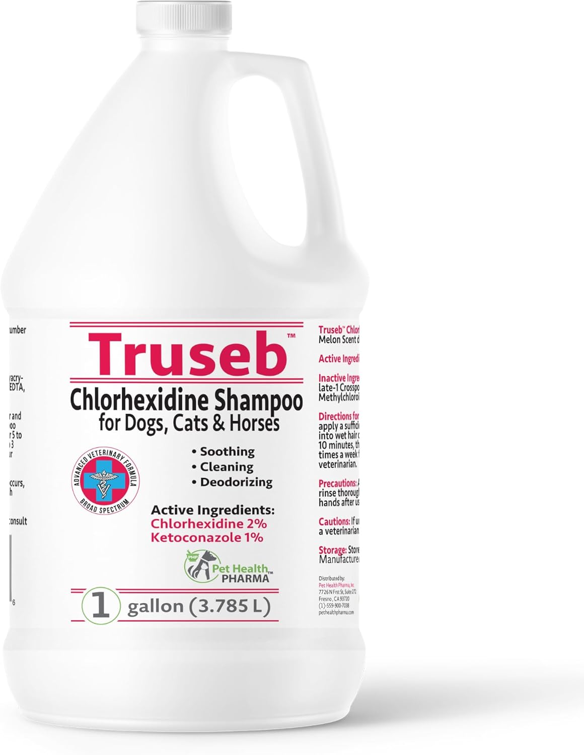 Truseb All Natural Topical Shampoo for Dogs, Cats & Horses