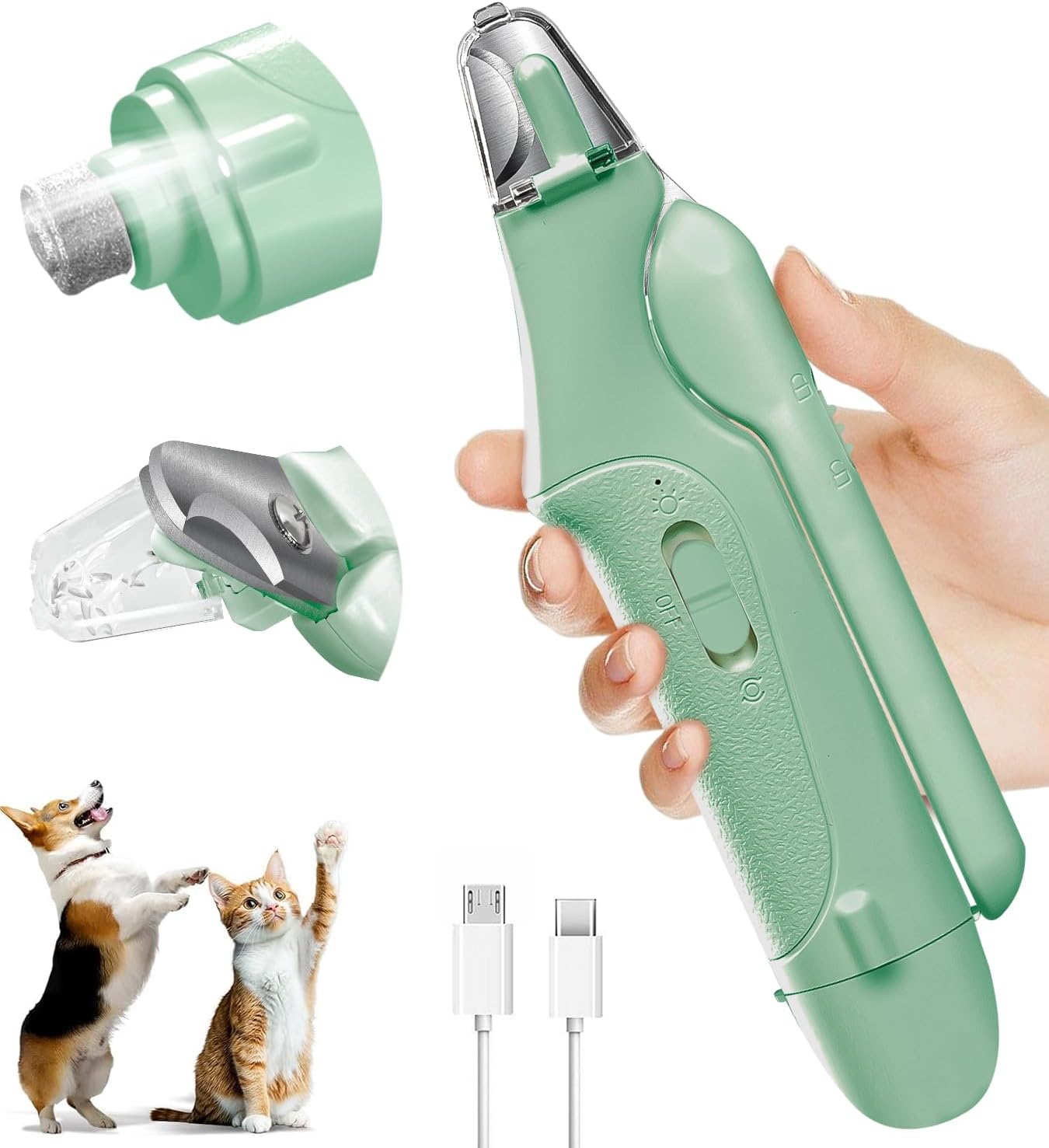 Dog Nail Clippers & Cat Nail Clipper with Catcher for Grooming