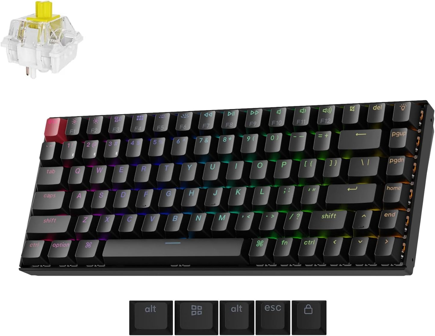 Keychron K2 Mechanical Keyboard with Super Banana Switches