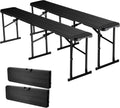 Plastic Folding Bench 6 ft Portable Bench - Lightweight Seating