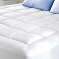 Cloud-Like Twin XL Mattress Topper - Cotton Pillow Top for Back Pain