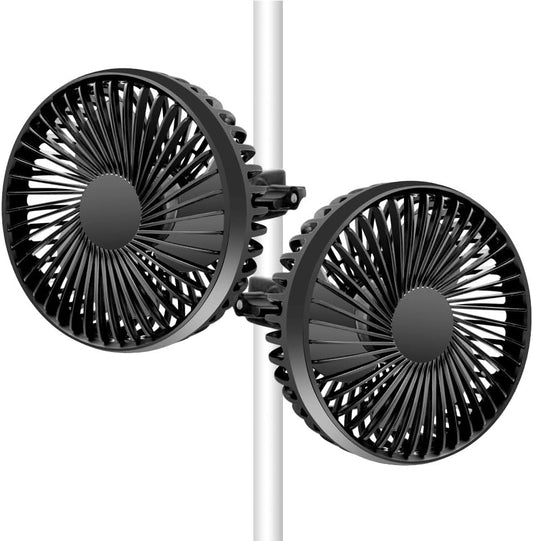 Grow Tent Fan with Dual 5in Fans for Optimal Ventilation