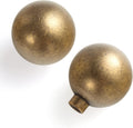 Goo-Ki 30MM Antique Brass Cabinet Knob - Vintage Brushed Finish