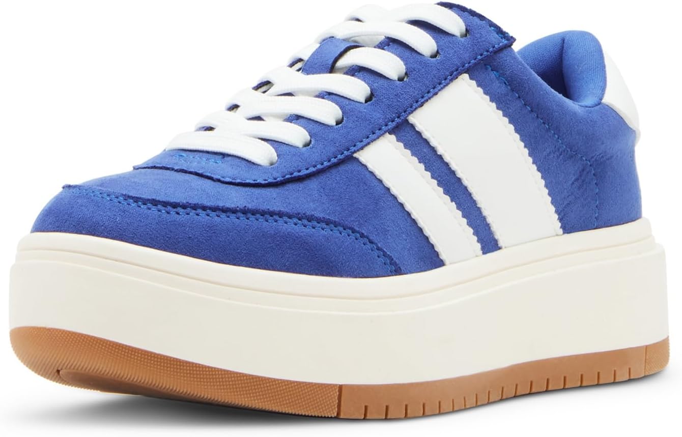 Madden Girl Womens Navida Fashion Sneaker with Striped Detailing