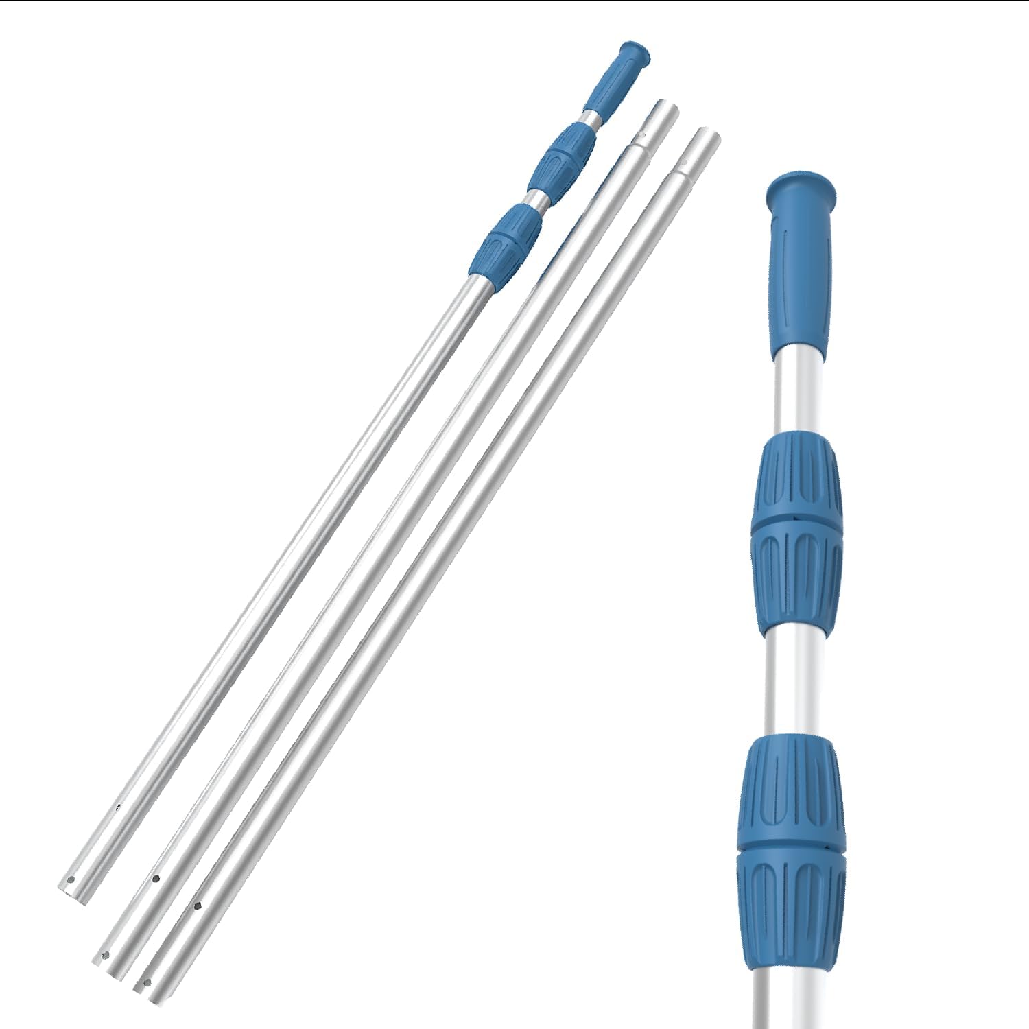 KEMANO 15ft Heavy Duty Swimming Pool Pole for Cleaning Tools