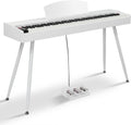 Ktaxon 88 Key Weighted Action Digital Piano with Pedals & Stand