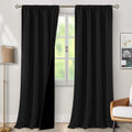 Blackout Curtains 95 in Long 2 Panels - Total Room Darkening