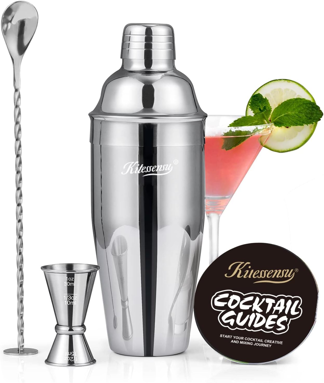 KITESSENSU Cocktail Shaker Set - Mix Like a Pro!