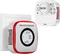 Carbon Monoxide Detectors & Gas Leak Detector - Plug in with Temp