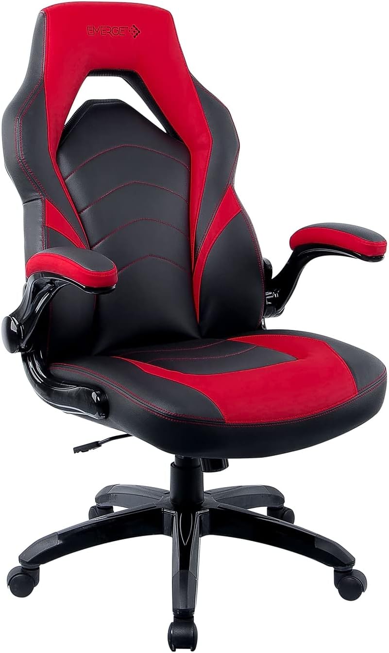 Ultimate Comfort: Staples Gaming Chair in Black & Red