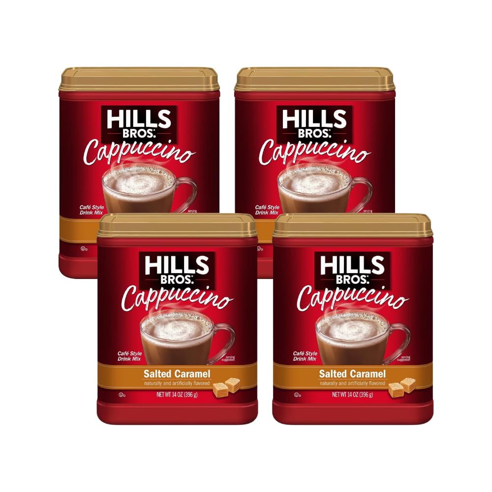 Hills Bros Flavor Coffee Salted Caramel Instant Cappuccino Pack